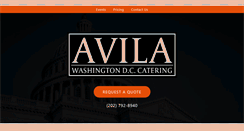 Desktop Screenshot of cateringdc.com